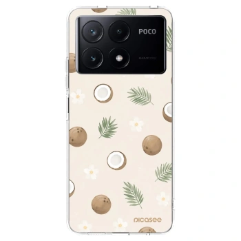Picasee Xiaomi Poco X6 Pro Hülle - Transparentes Silikon - Coconut Breeze