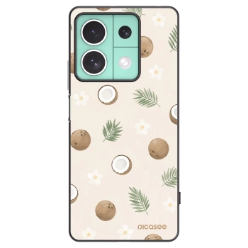 Picasee Xiaomi Redmi Note 13 5G Hülle - Schwarzes Silikon - Coconut Breeze