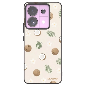 Picasee Xiaomi Redmi Note 13 Pro 5G Hülle - Schwarzes Silikon - Coconut Breeze