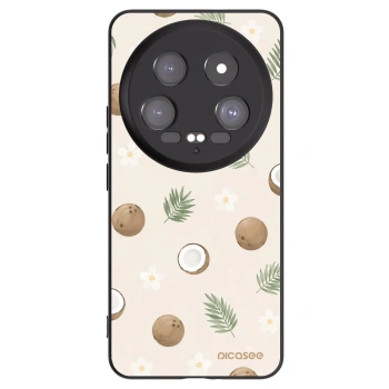 Picasee Xiaomi 14 Ultra Hülle - Schwarzes Silikon - Coconut Breeze