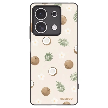 Picasee Xiaomi Redmi Note 13 4G Hülle - Schwarzes Silikon - Coconut Breeze
