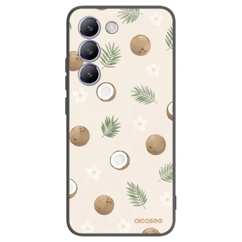 Picasee Vivo V40 SE 5G Hülle - Schwarzes Silikon - Coconut Breeze