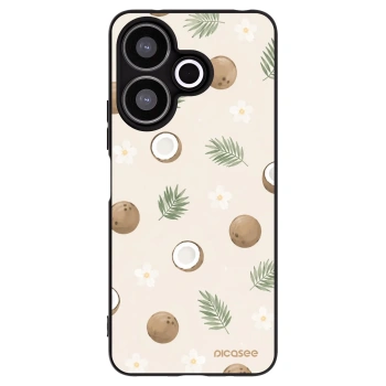 Picasee Xiaomi Redmi 13 4G Hülle - Schwarzes Silikon - Coconut Breeze