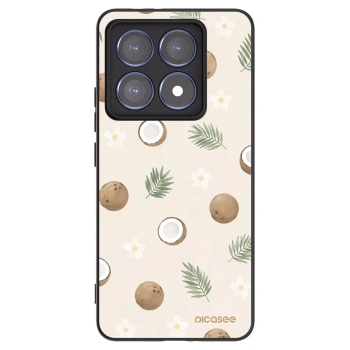 Picasee Xiaomi 14T Pro Hülle - Schwarzes Silikon - Coconut Breeze