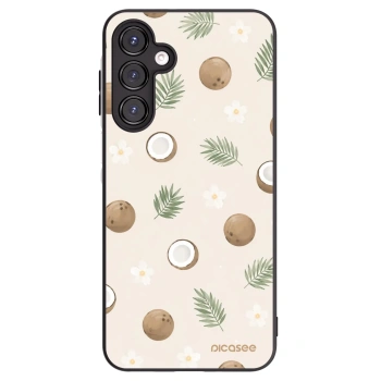Picasee Samsung Galaxy A16 5G Hülle - Schwarzes Silikon - Coconut Breeze