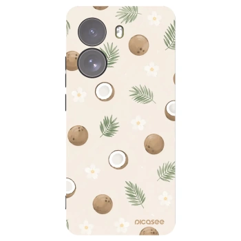 Picasee Xiaomi Poco X7 Hülle - Schwarzes Silikon - Coconut Breeze