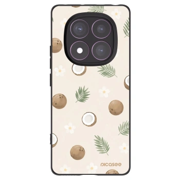 Picasee Xiaomi Redmi Note 14 Pro 4G Hülle - Schwarzes Silikon - Coconut Breeze