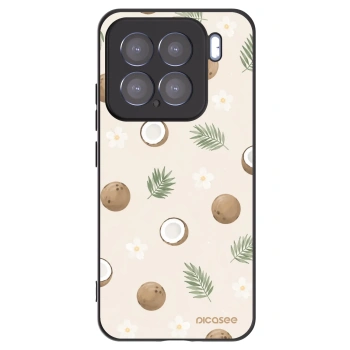 Picasee Xiaomi 15 Hülle - Schwarzes Silikon - Coconut Breeze