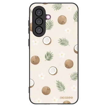 Picasee Samsung Galaxy A36 5G Hülle - Schwarzes Silikon - Coconut Breeze