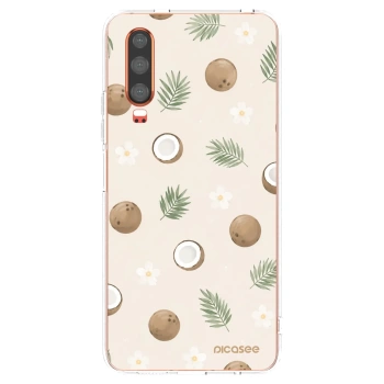 Picasee Huawei P30 Hülle - Transparentes Silikon - Coconut Breeze