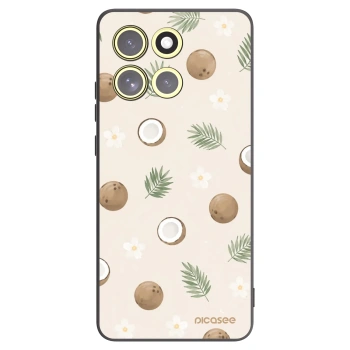 Picasee Motorola Moto G86 5G Hülle - Schwarzes Silikon - Coconut Breeze