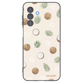 Picasee Samsung Galaxy A17 5G Hülle - Schwarzes Silikon - Coconut Breeze