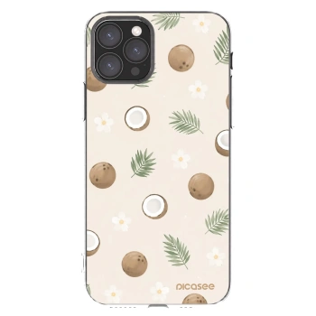Picasee Apple iPhone 11 Pro Hülle - Transparentes Silikon - Coconut Breeze
