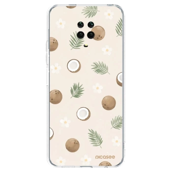 Picasee Xiaomi Redmi Note 9S Hülle - Transparentes Silikon - Coconut Breeze