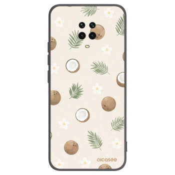 Picasee Xiaomi Redmi Note 9S Hülle - Schwarzes Silikon - Coconut Breeze