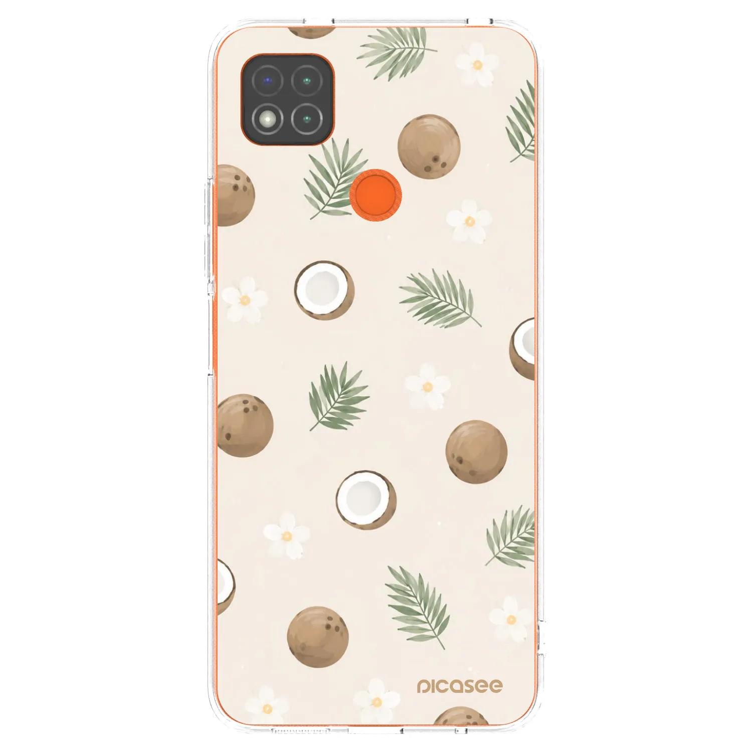 Picasee Xiaomi Redmi 9C Hülle - Transparentes Silikon - Coconut Breeze
