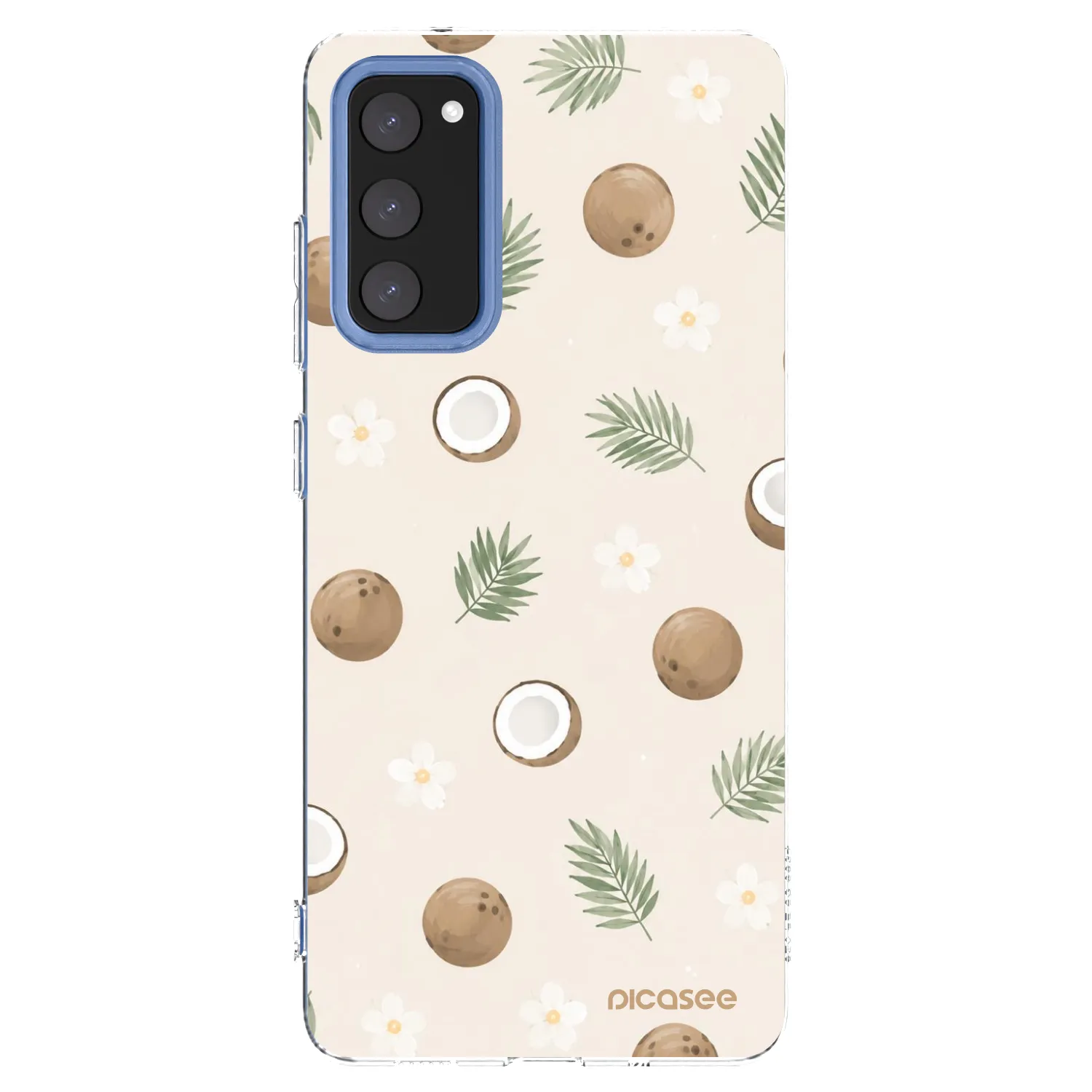 Picasee Samsung Galaxy S20 FE Hülle - Transparentes Silikon - Coconut Breeze