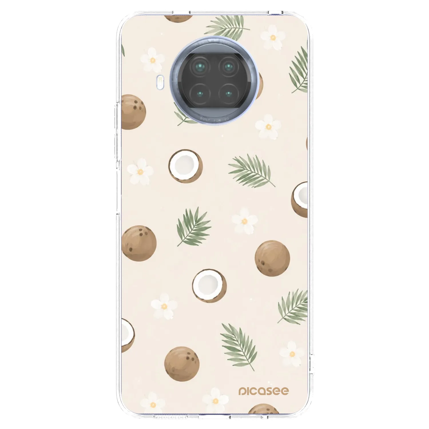 Picasee Xiaomi Mi 10T Lite Hülle - Transparentes Silikon - Coconut Breeze