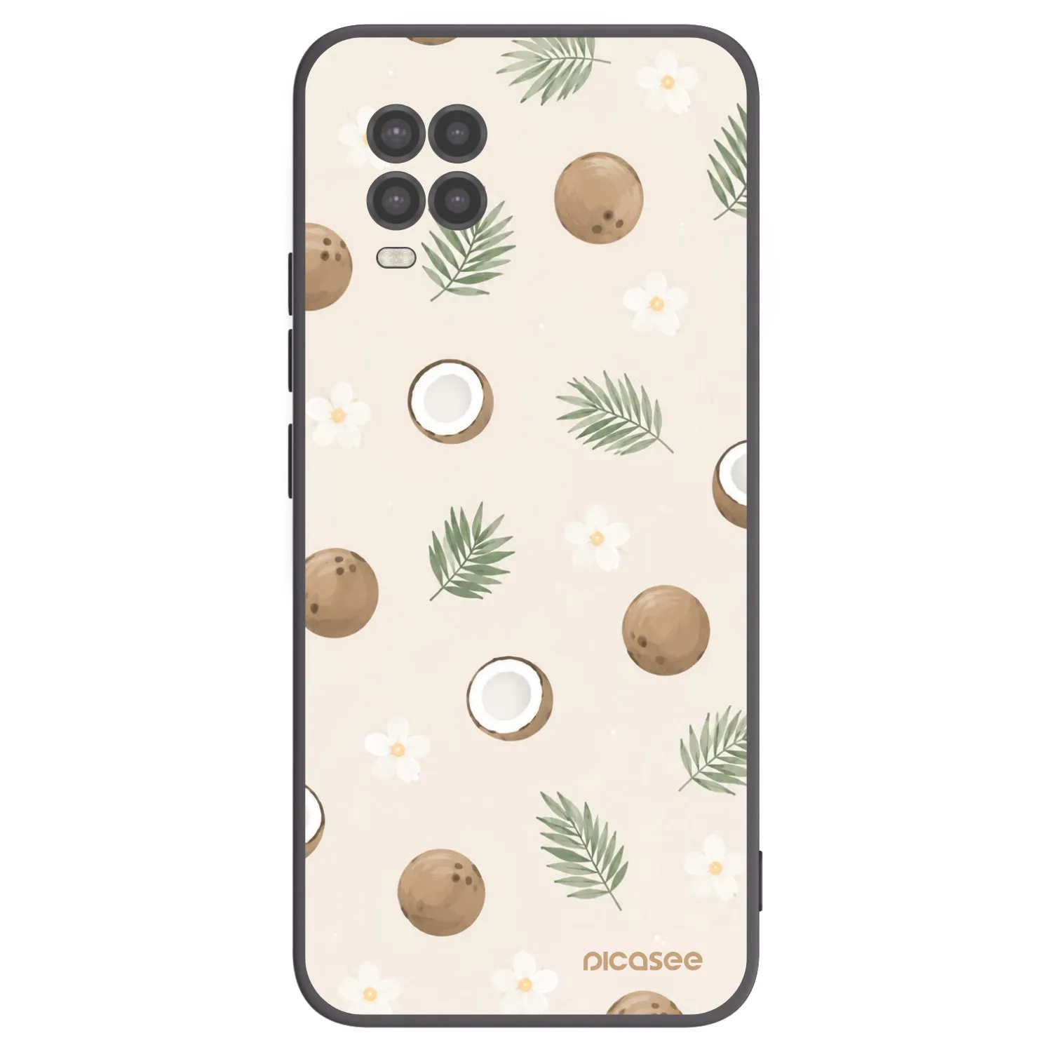 Picasee Xiaomi Mi 10 Lite Hülle - Schwarzes Silikon - Coconut Breeze