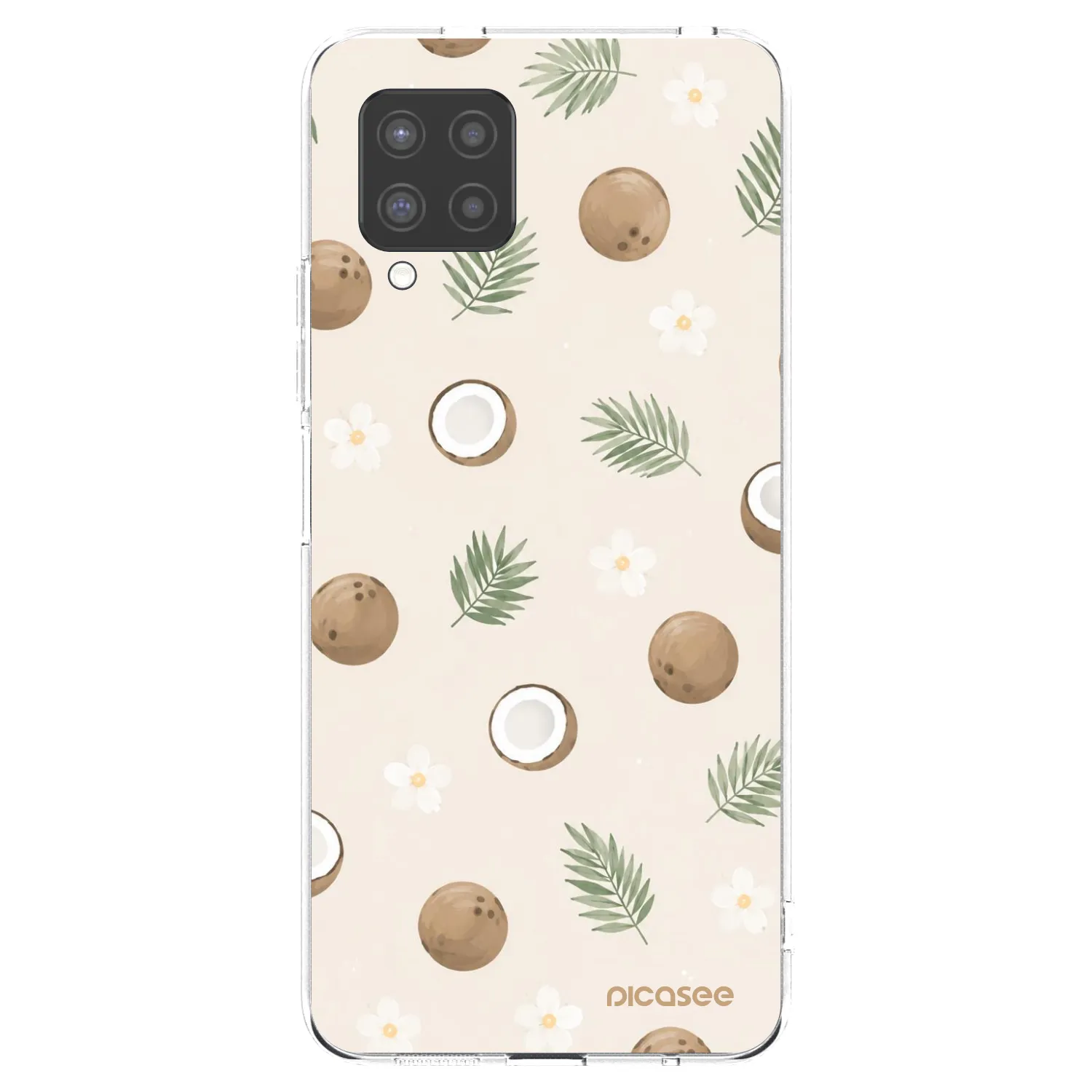 Picasee Samsung Galaxy A42 A426B Hülle - Transparentes Silikon - Coconut Breeze