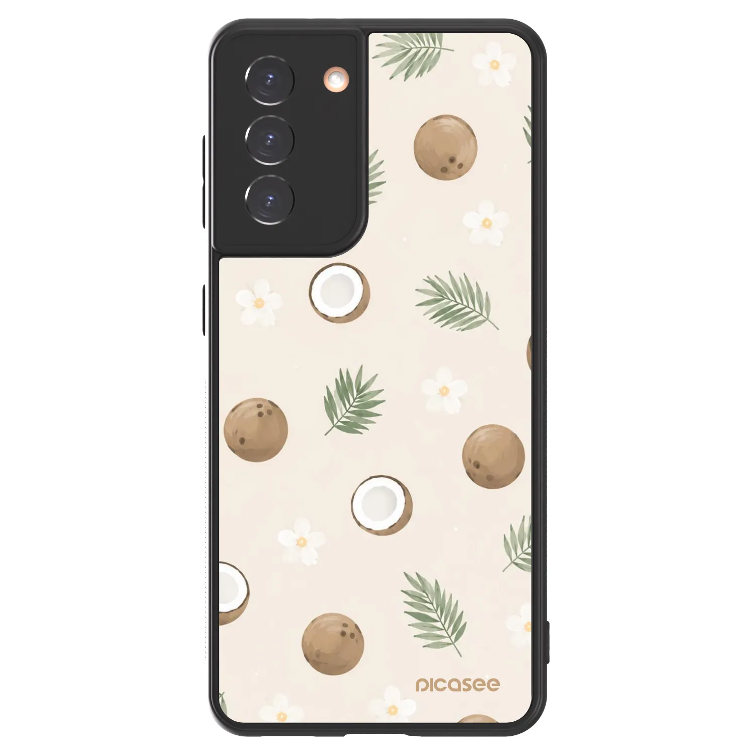 Picasee ULTIMATE CASE für Samsung Galaxy S21 5G G991B - Coconut Breeze