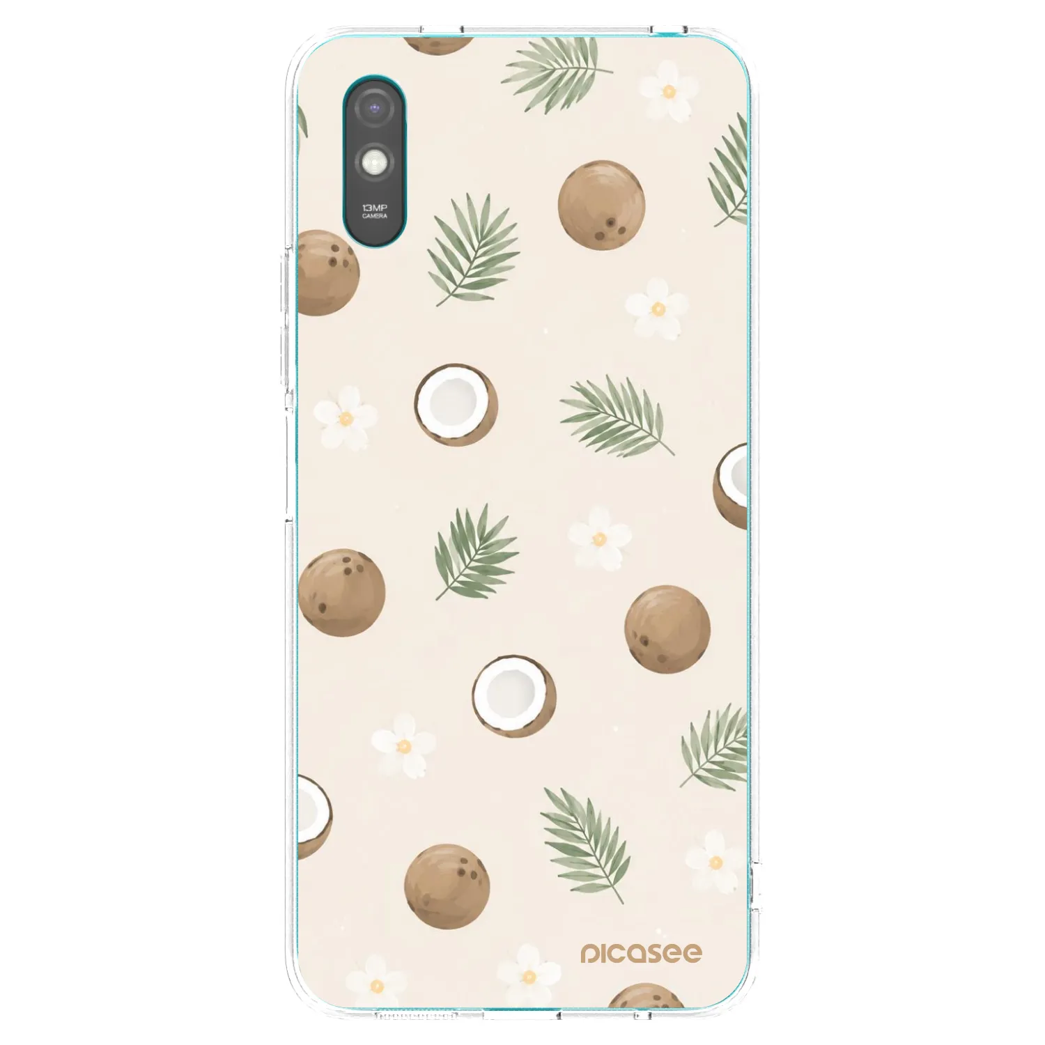 Picasee Xiaomi Redmi 9AT Hülle - Transparentes Silikon - Coconut Breeze