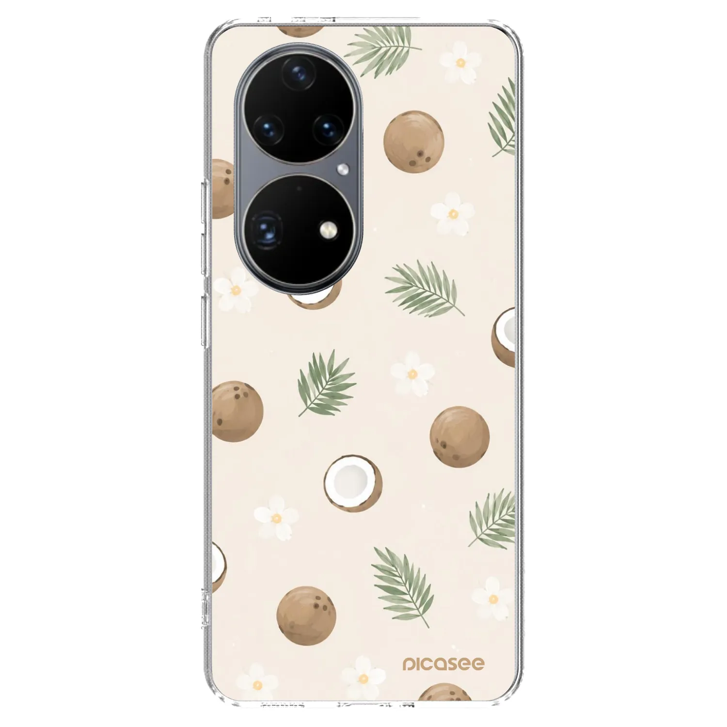 Picasee Huawei P50 Hülle - Transparentes Silikon - Coconut Breeze