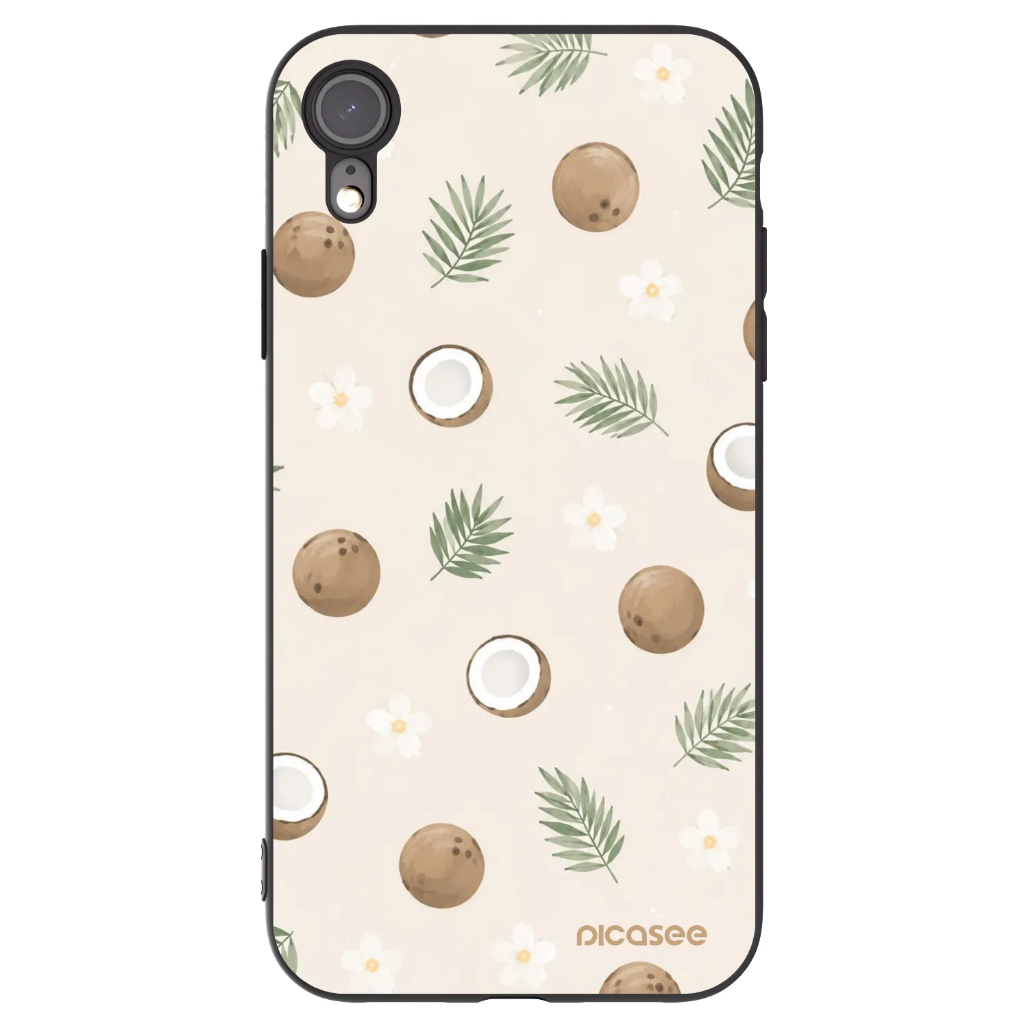 Picasee Apple iPhone 6 Plus/6S Plus Hülle - Schwarzes Silikon - Coconut Breeze