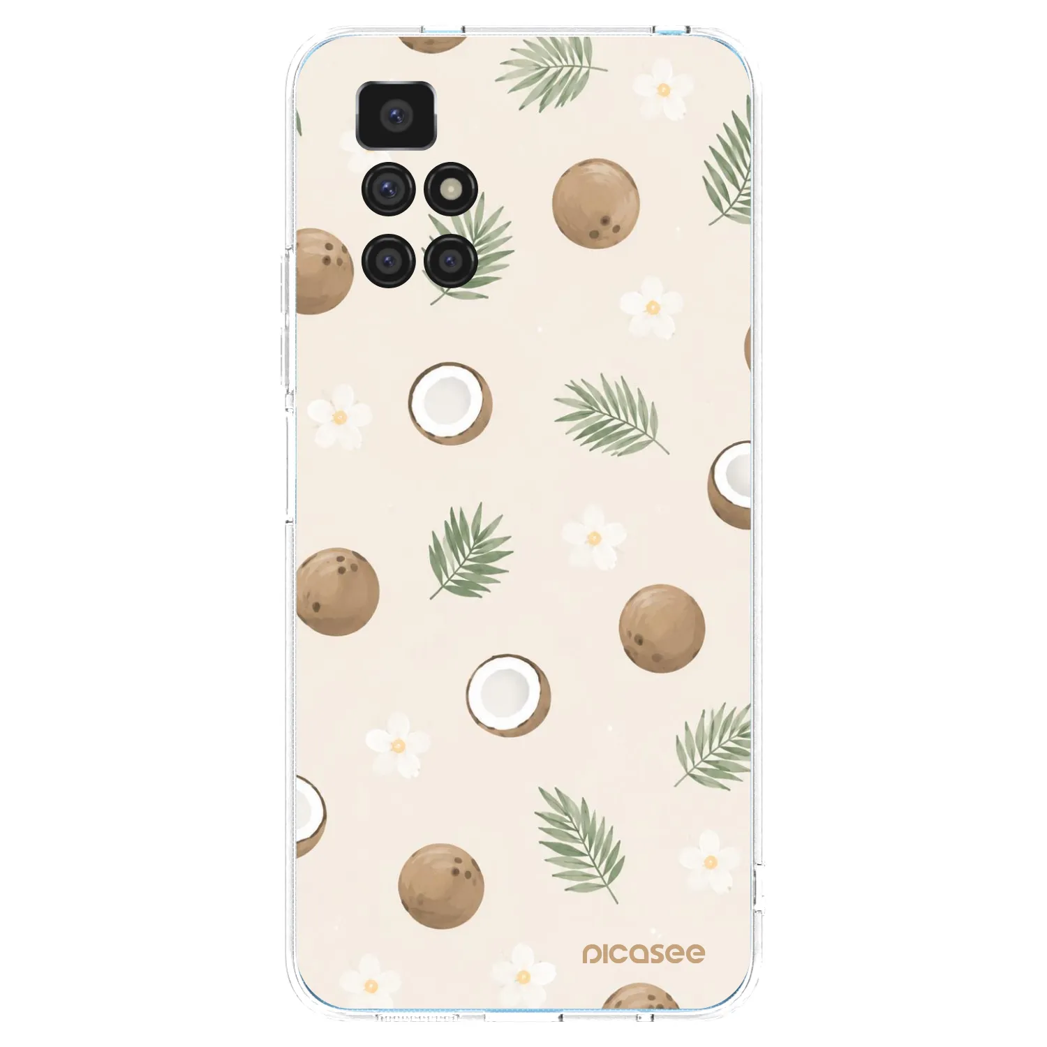 Picasee Xiaomi Redmi 10 Hülle - Transparentes Silikon - Coconut Breeze