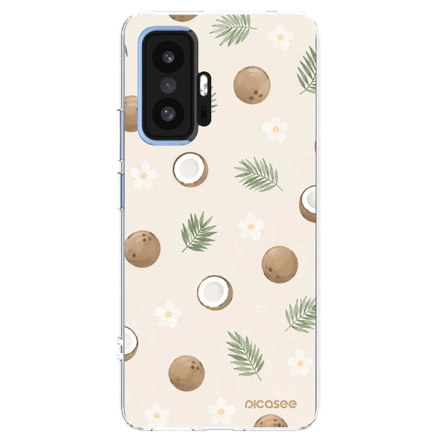 Picasee Xiaomi 11T Pro Hülle - Transparentes Silikon - Coconut Breeze