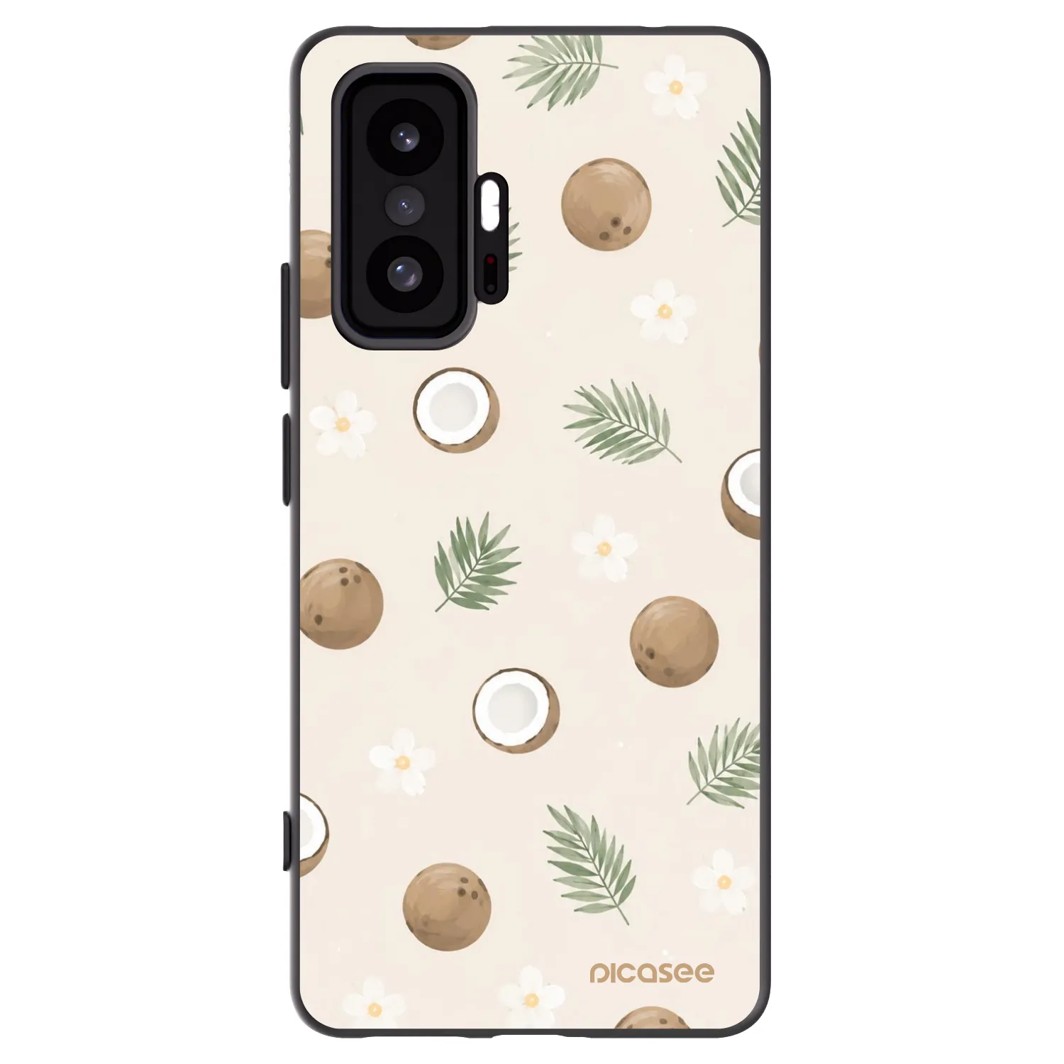 Picasee Xiaomi 11T Pro Hülle - Schwarzes Silikon - Coconut Breeze