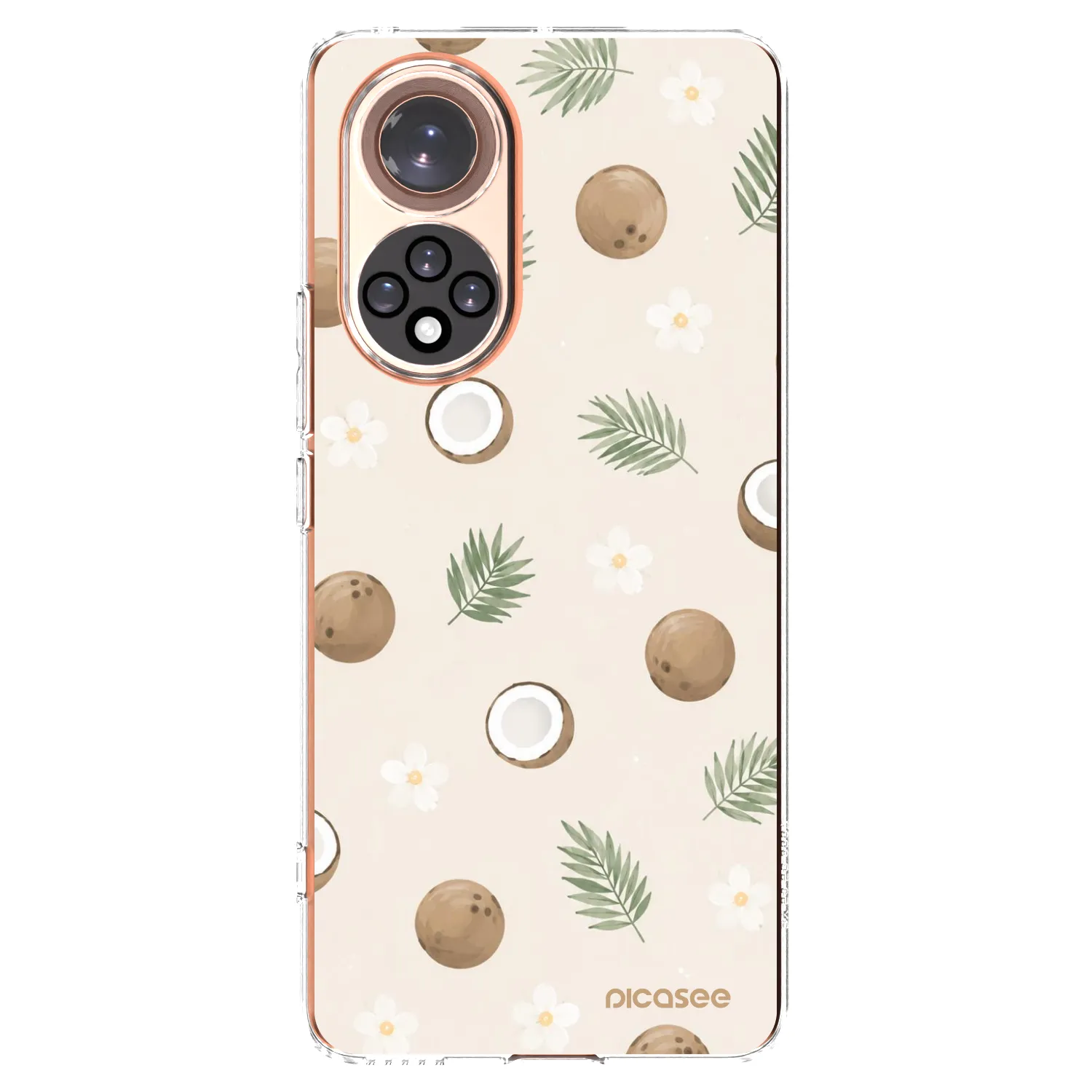 Picasee Honor 50 5G Hülle - Transparentes Silikon - Coconut Breeze