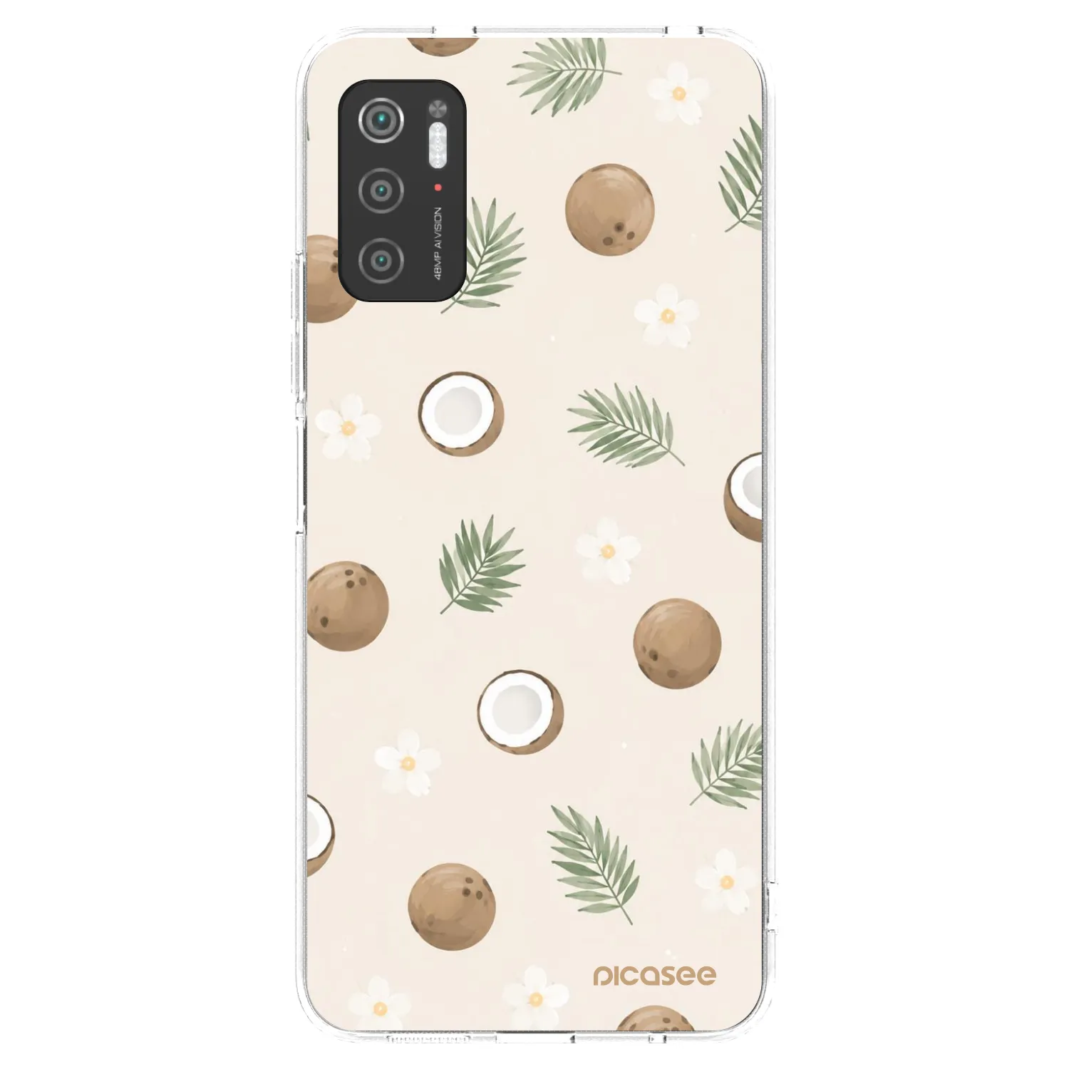 Picasee Xiaomi Poco M3 Pro 5G Hülle - Transparentes Silikon - Coconut Breeze