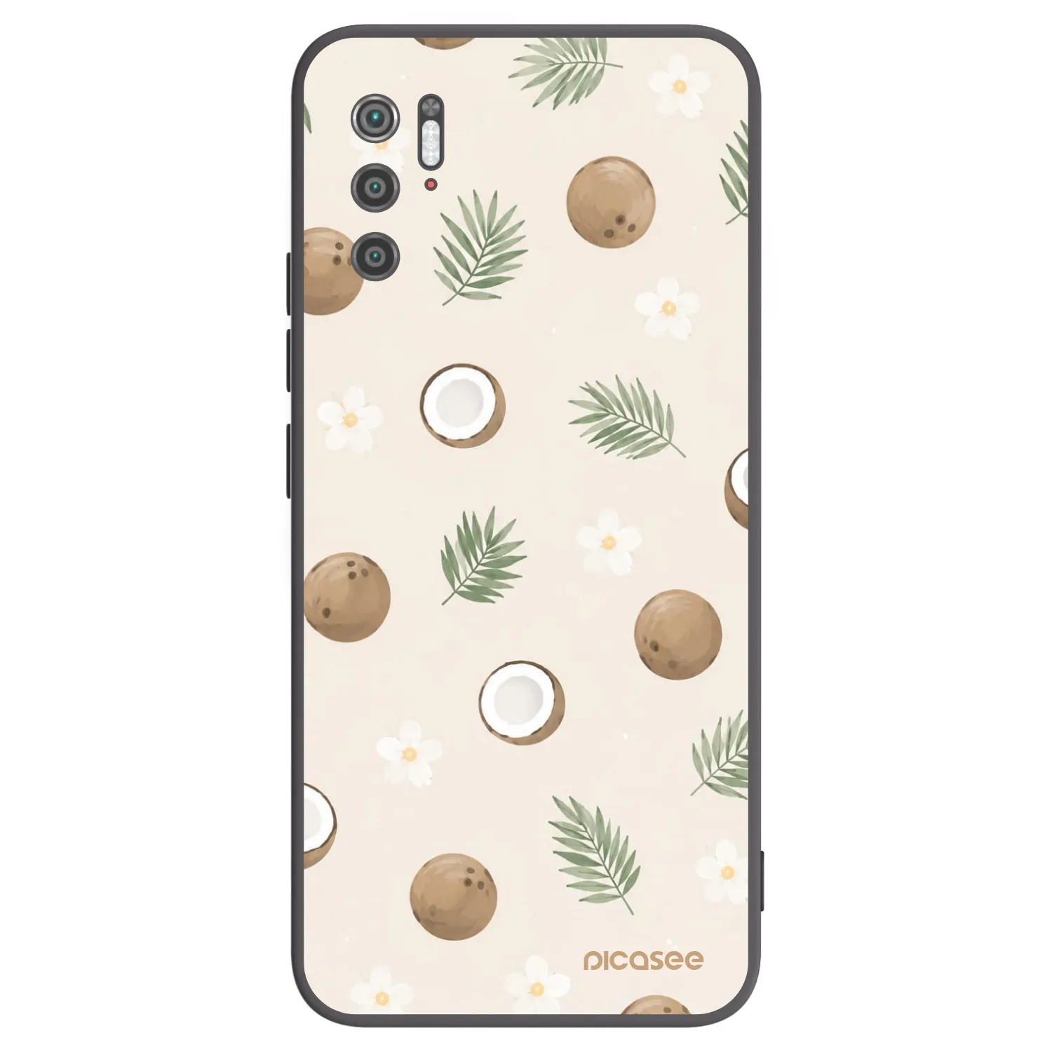 Picasee Xiaomi Poco M3 Pro 5G Hülle - Schwarzes Silikon - Coconut Breeze