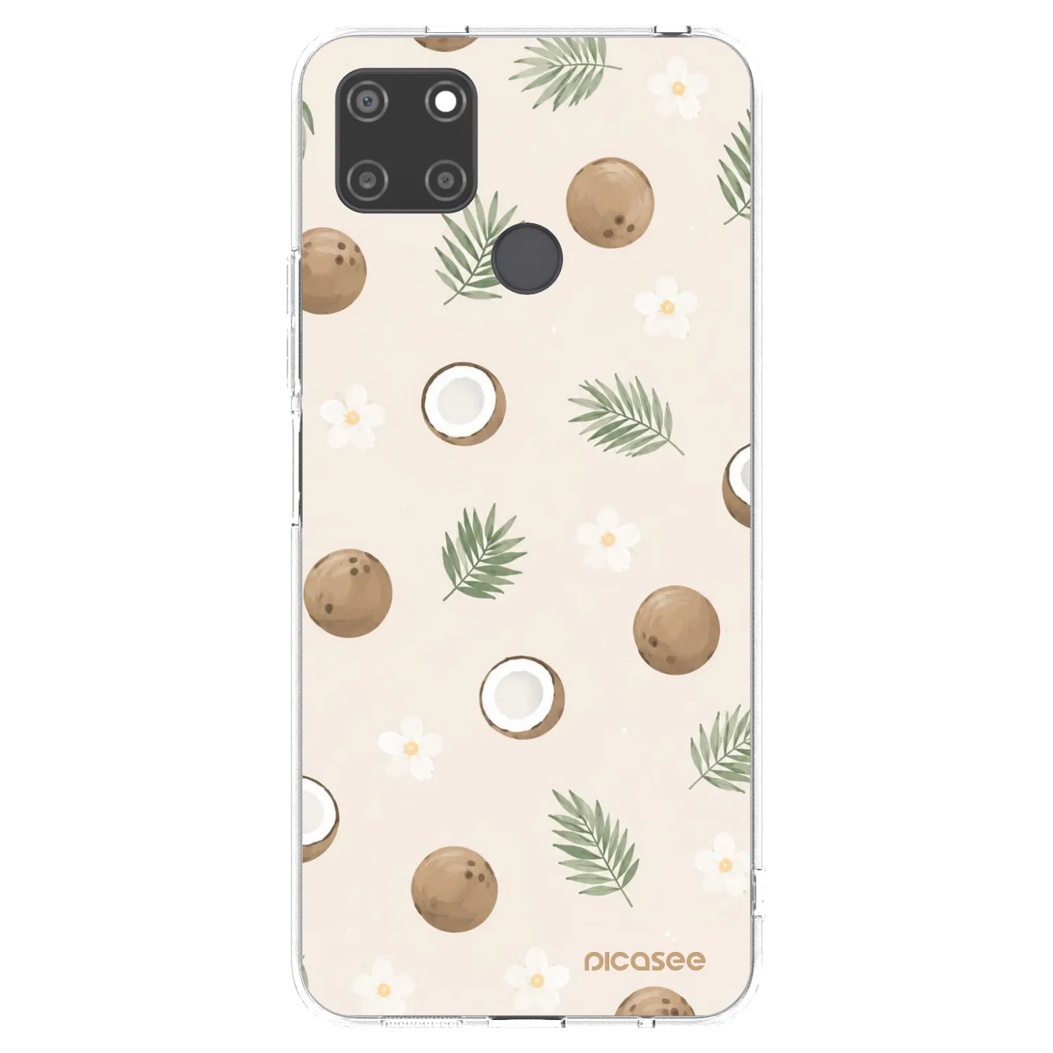 Picasee Realme C21Y Hülle - Transparentes Silikon - Coconut Breeze