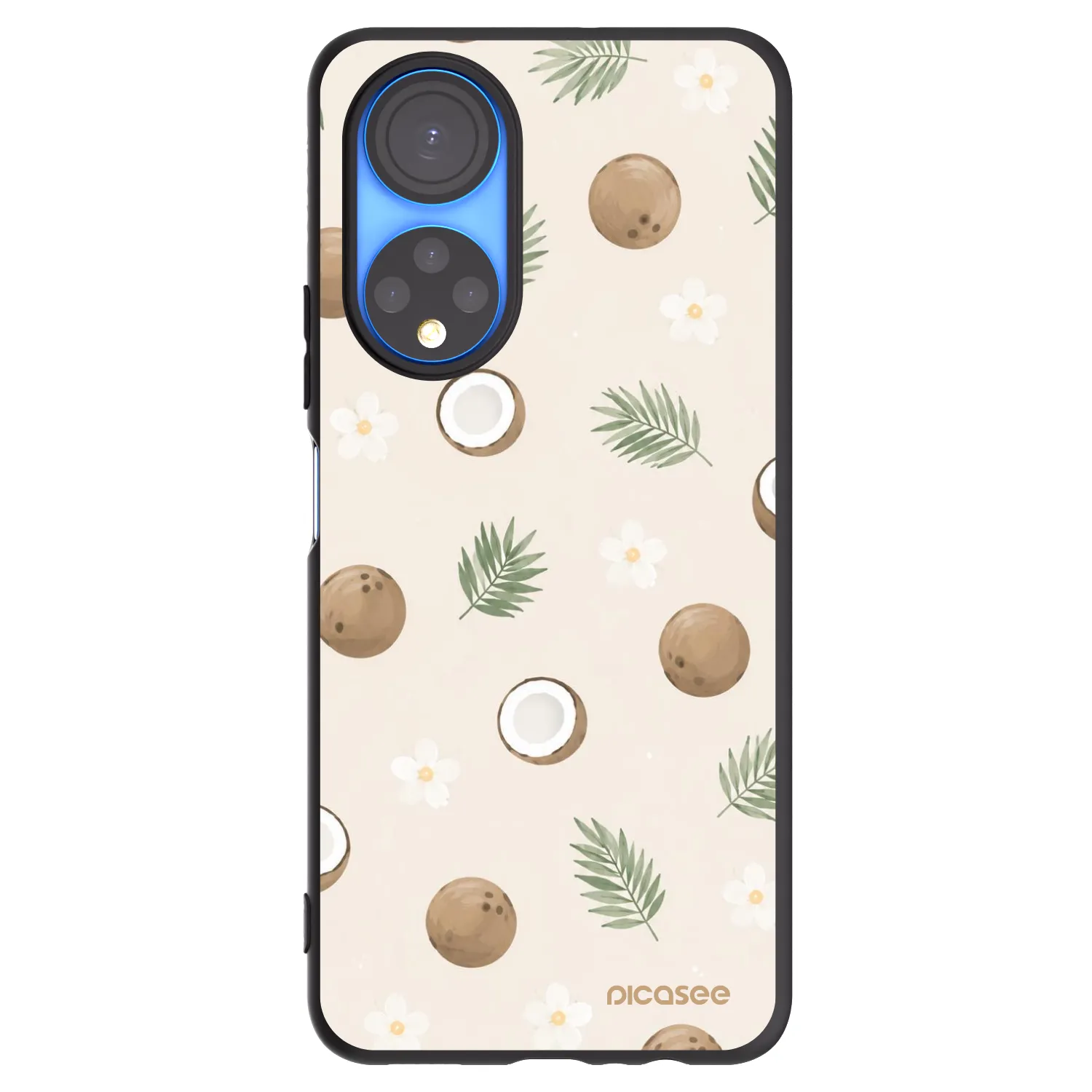Picasee Honor X7 Hülle - Schwarzes Silikon - Coconut Breeze