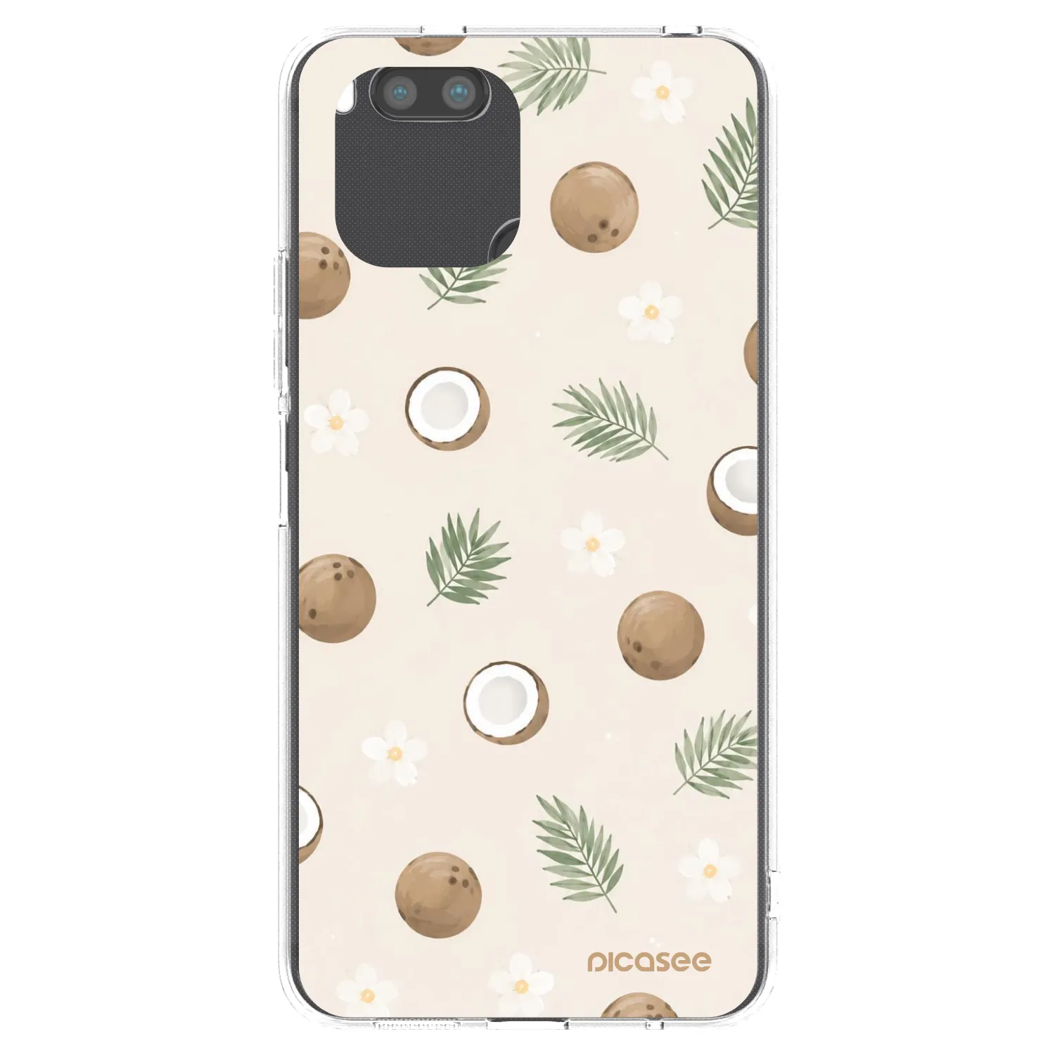 Picasee Xiaomi Redmi A1 Hülle - Transparentes Silikon - Coconut Breeze