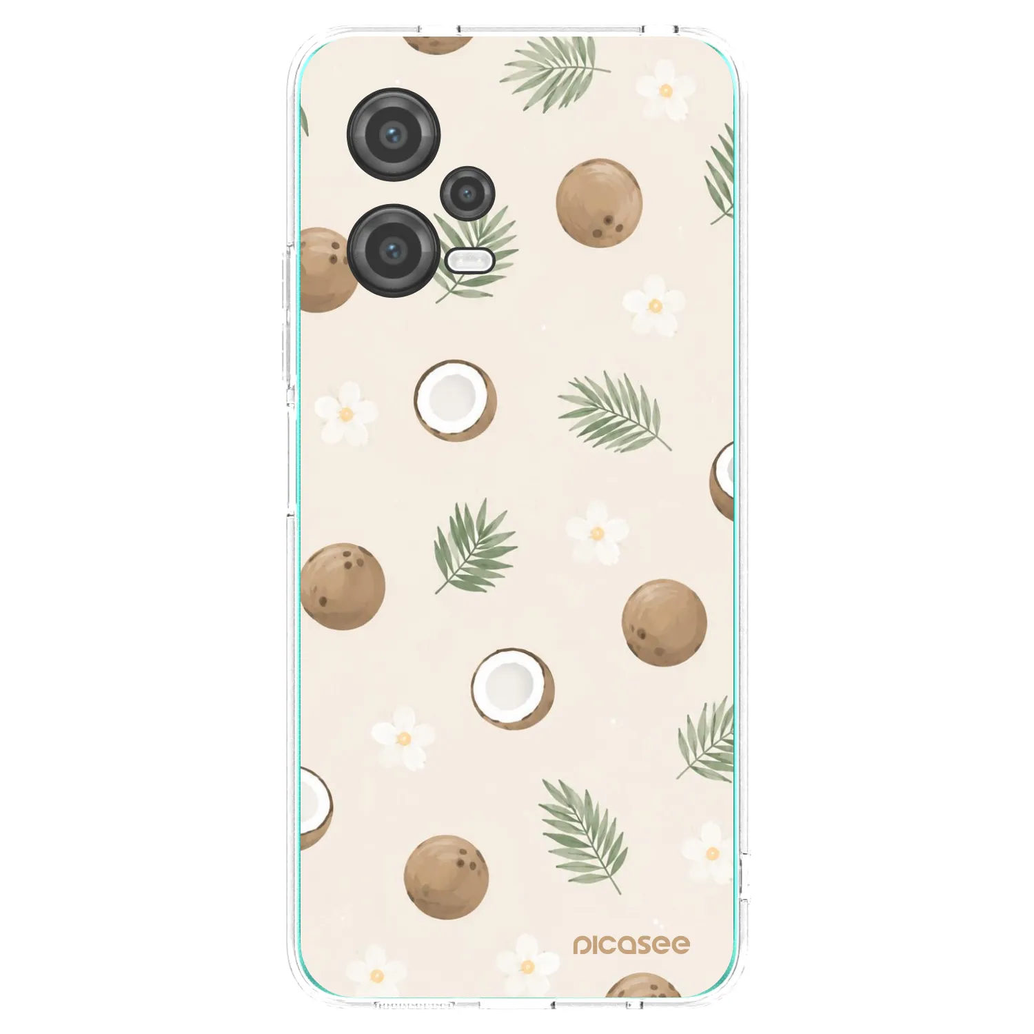 Picasee Xiaomi Poco X5 Hülle - Transparentes Silikon - Coconut Breeze
