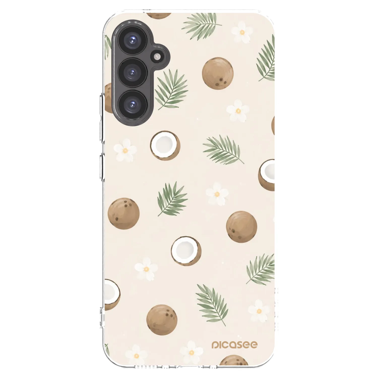 Picasee Samsung Galaxy A34 5G A346B Hülle - Transparentes Silikon - Coconut Breeze