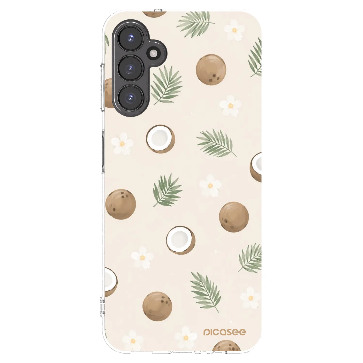 Picasee Samsung Galaxy A14 4G A145R Hülle - Transparentes Silikon - Coconut Breeze