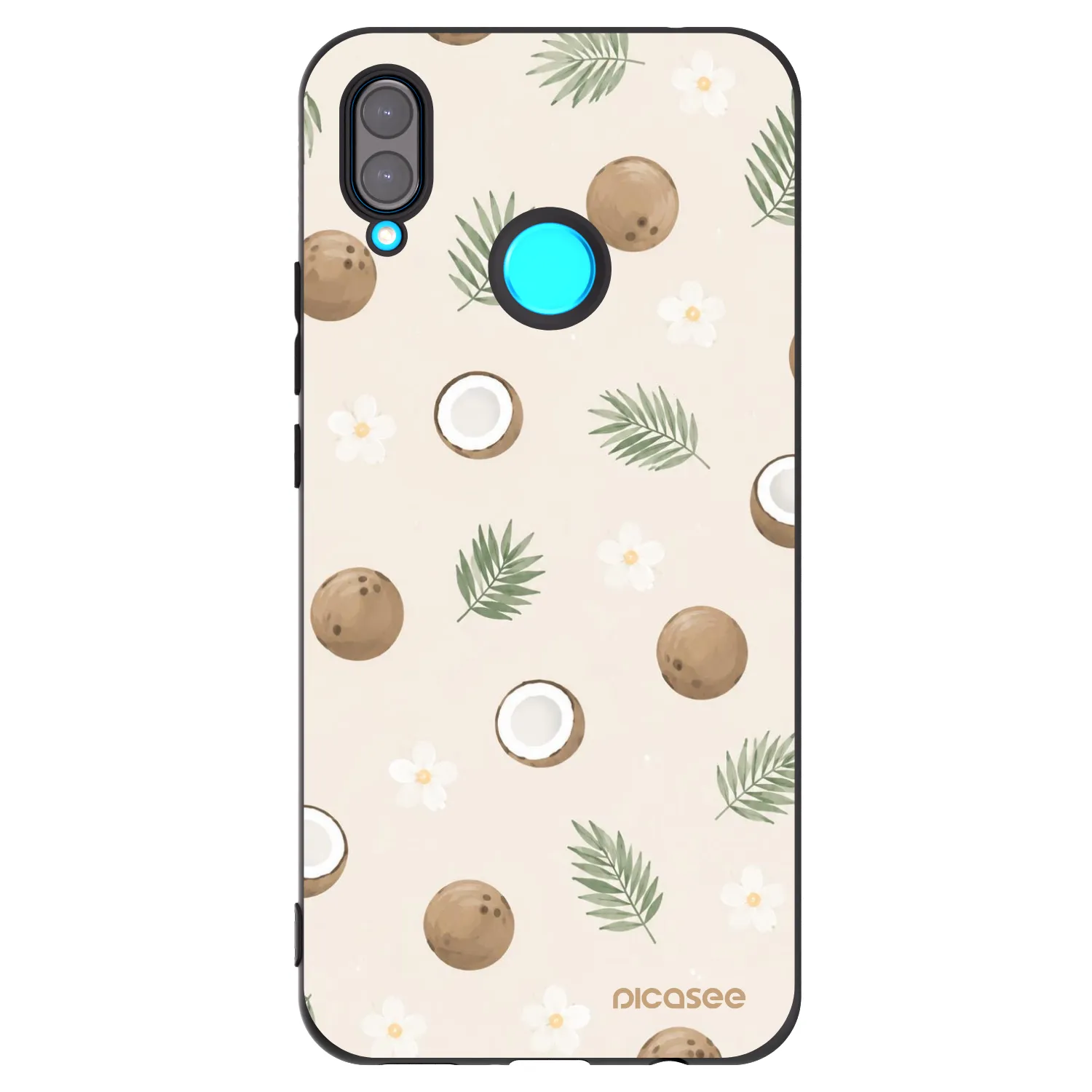 Picasee Huawei Nova 3 Hülle - Schwarzes Silikon - Coconut Breeze