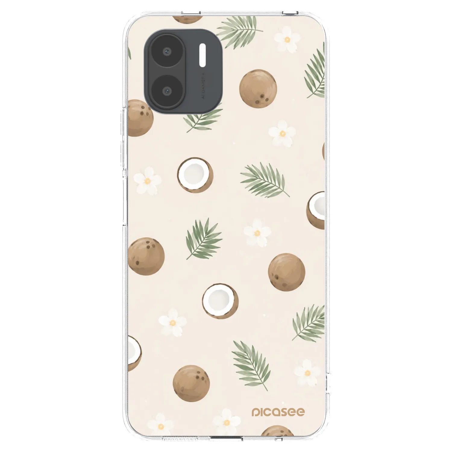 Picasee Xiaomi Redmi A2 Hülle - Transparentes Silikon - Coconut Breeze