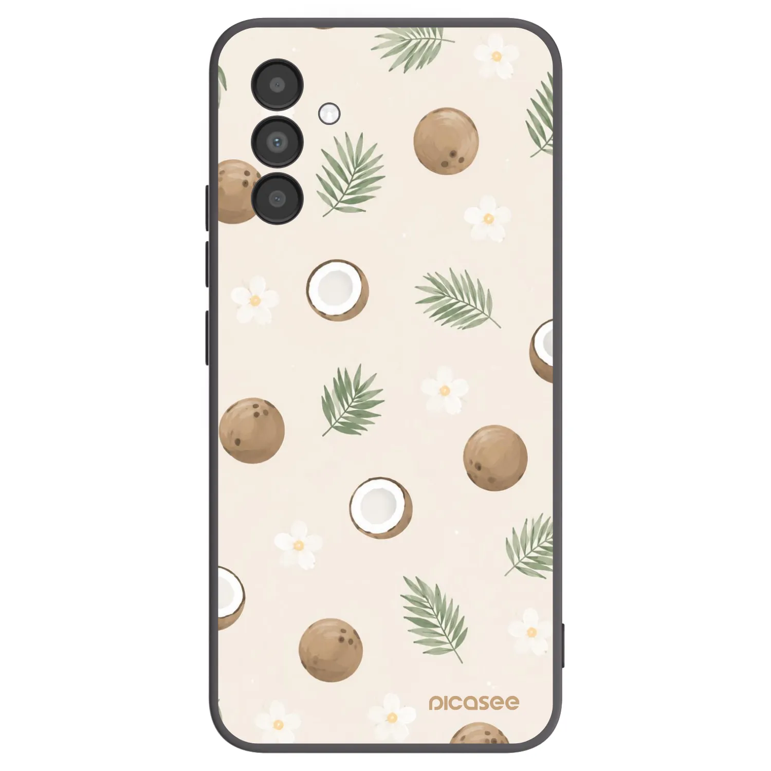 Picasee Samsung Galaxy A04s A047F Hülle - Schwarzes Silikon - Coconut Breeze