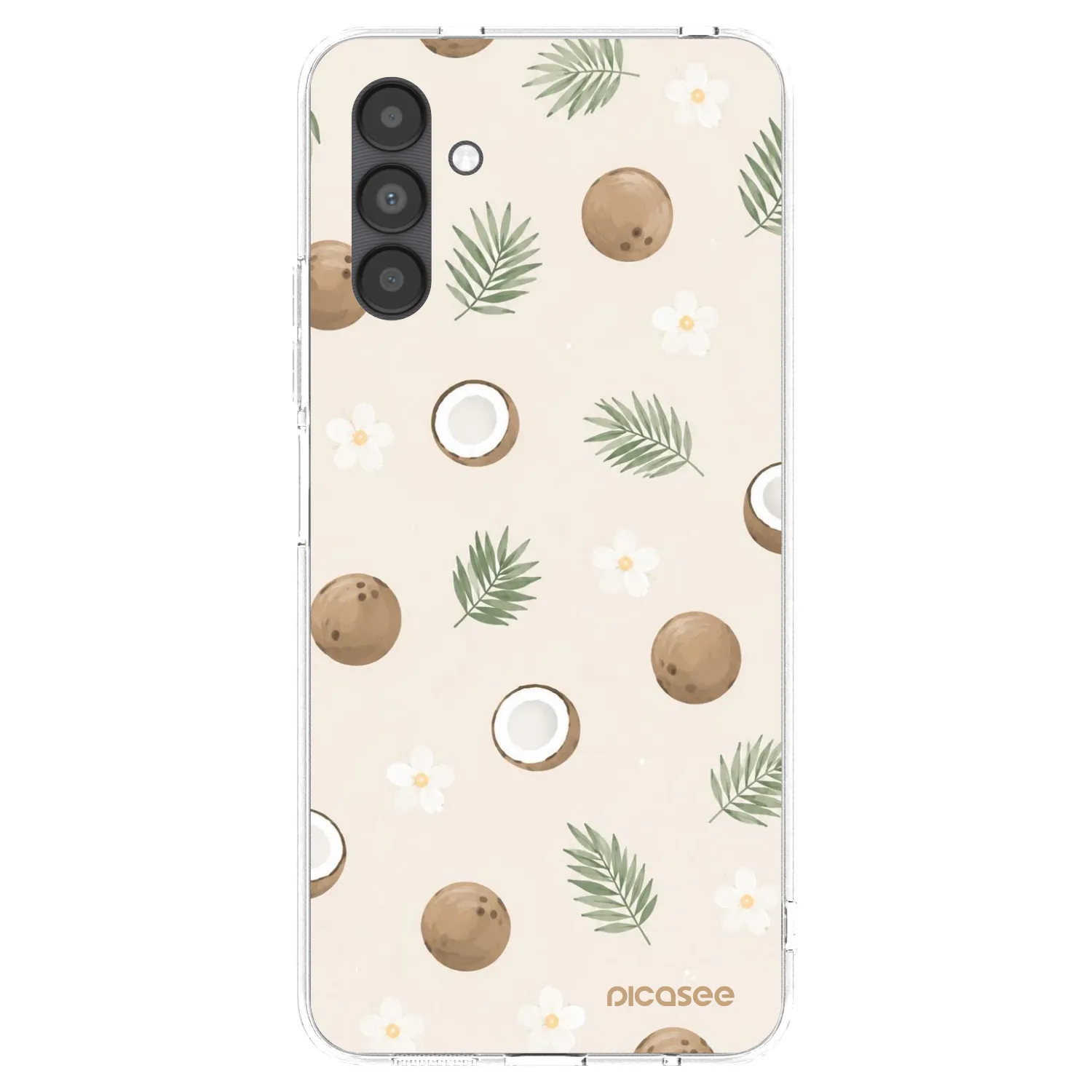 Picasee Samsung Galaxy A04s A047F Hülle - Transparentes Silikon - Coconut Breeze