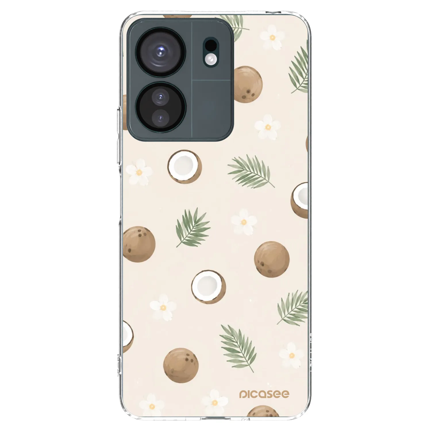 Picasee Xiaomi Redmi 13C 4G Hülle - Transparentes Silikon - Coconut Breeze