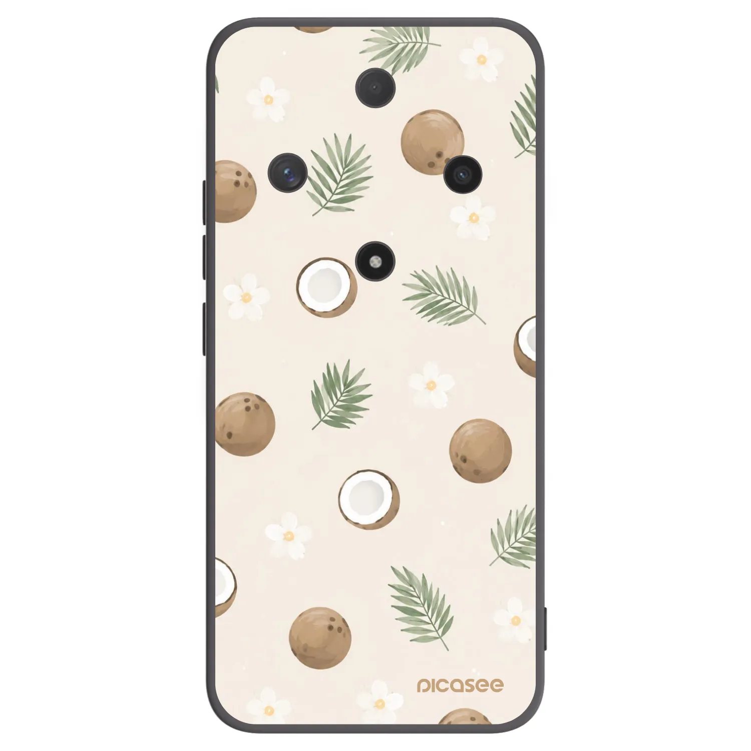 Picasee Honor Magic6 Lite 5G Hülle - Schwarzes Silikon - Coconut Breeze