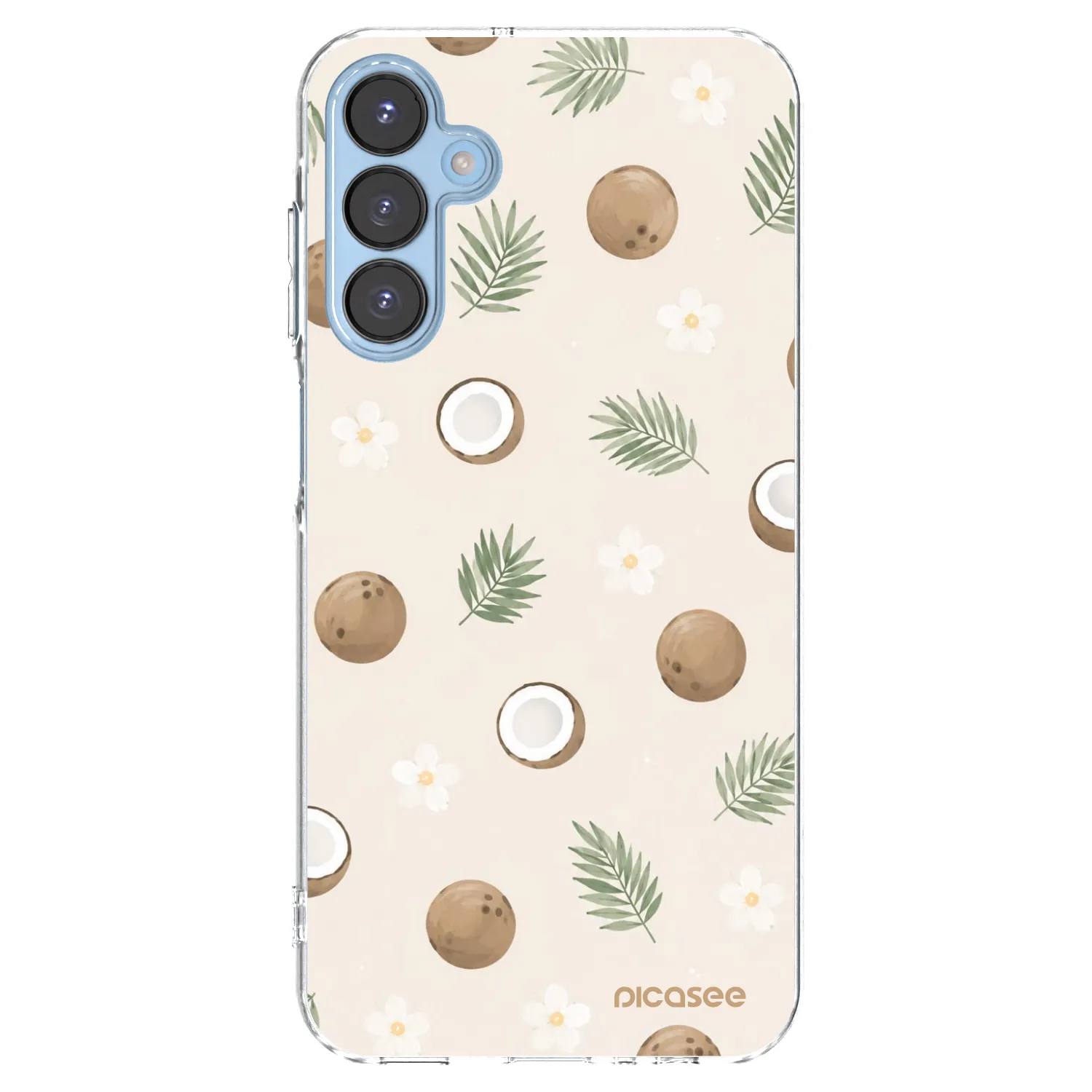Picasee Samsung Galaxy A15 A156B 5G Hülle - Transparentes Silikon - Coconut Breeze