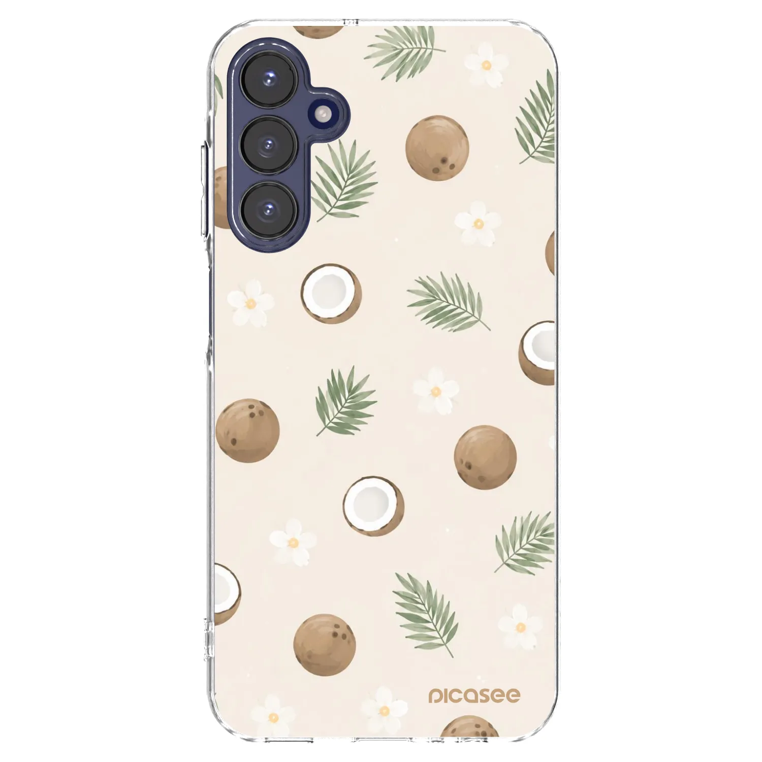 Picasee Samsung Galaxy A15 A155F 4G Hülle - Transparentes Silikon - Coconut Breeze