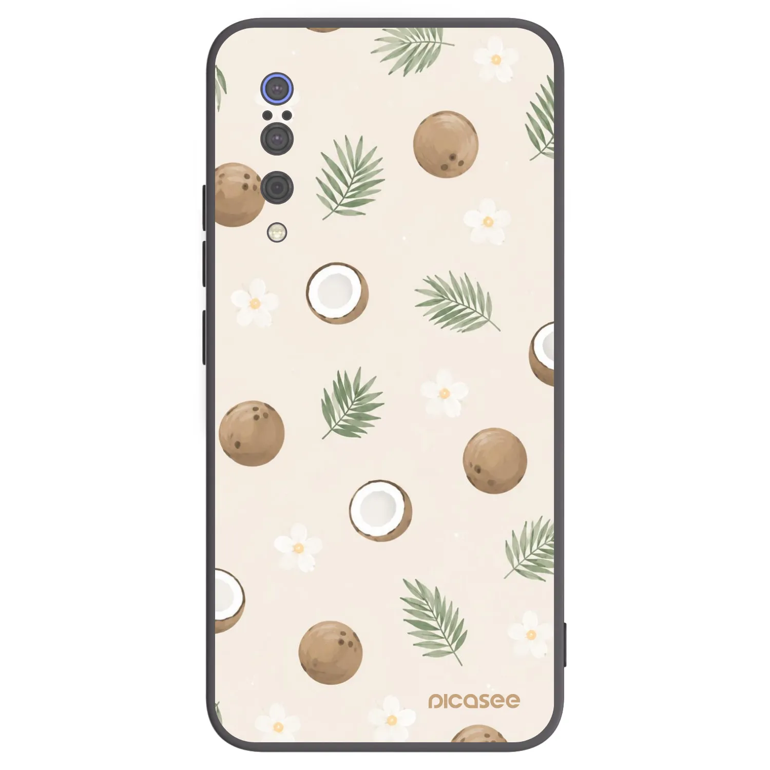 Picasee Xiaomi Mi 9 Hülle - Schwarzes Silikon - Coconut Breeze