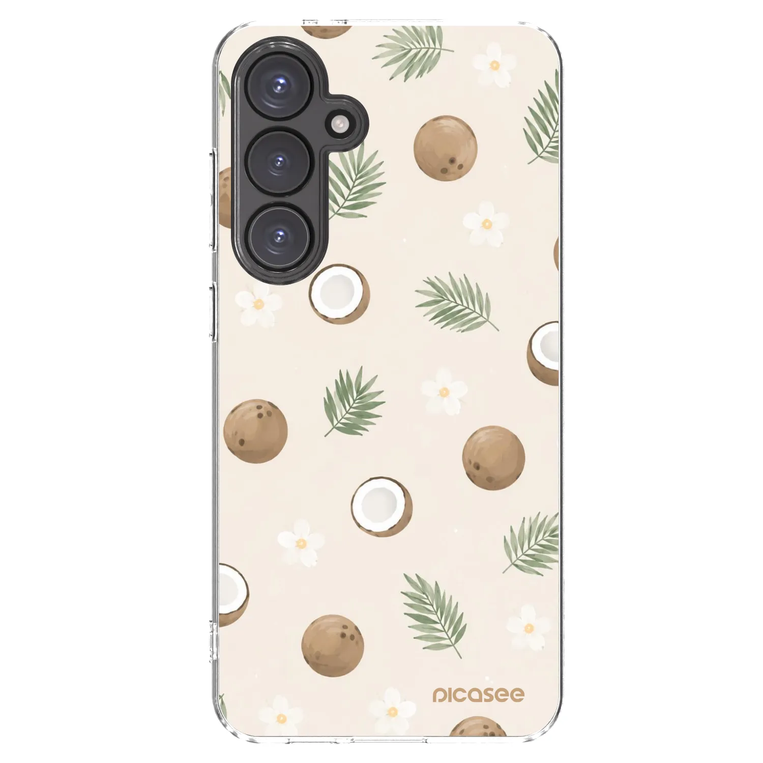 Picasee Samsung Galaxy S24 FE S721B Hülle - Transparentes Silikon - Coconut Breeze